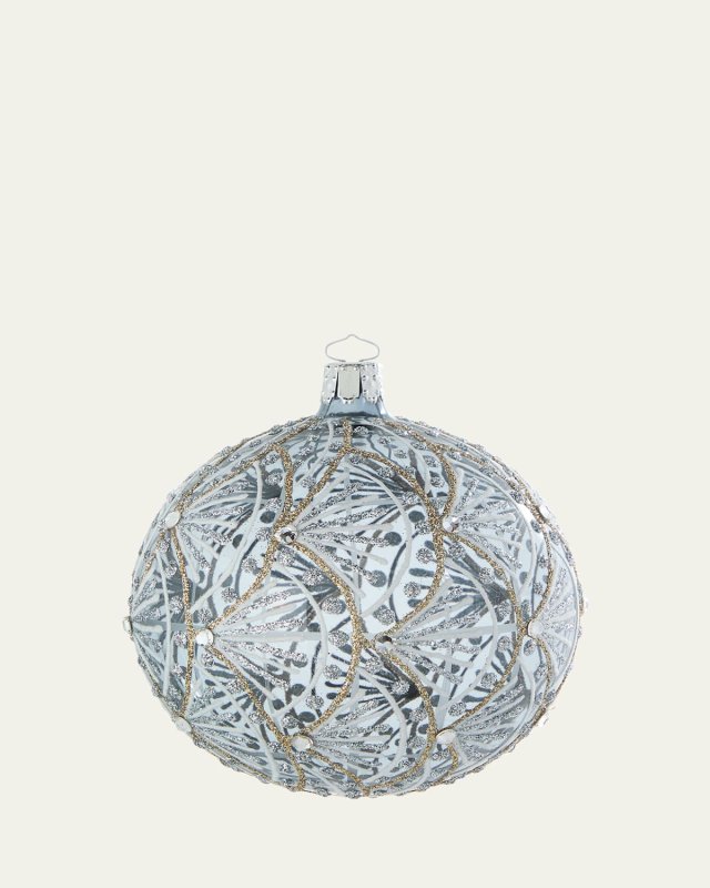 Art Deco Transparent Ball Ornament
